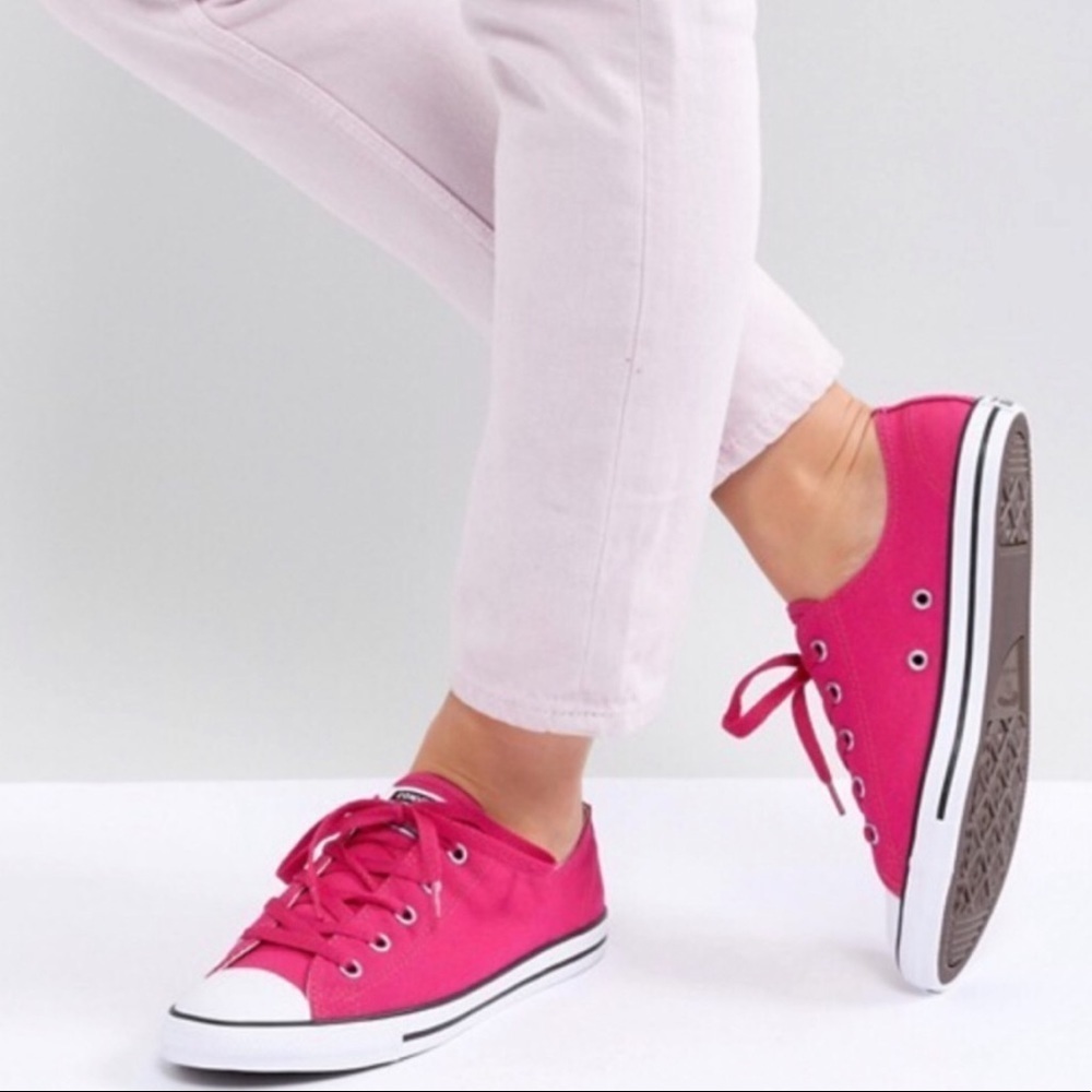 Converse Barbie Pink Chuck Taylor Allstar LoNeon Shoes